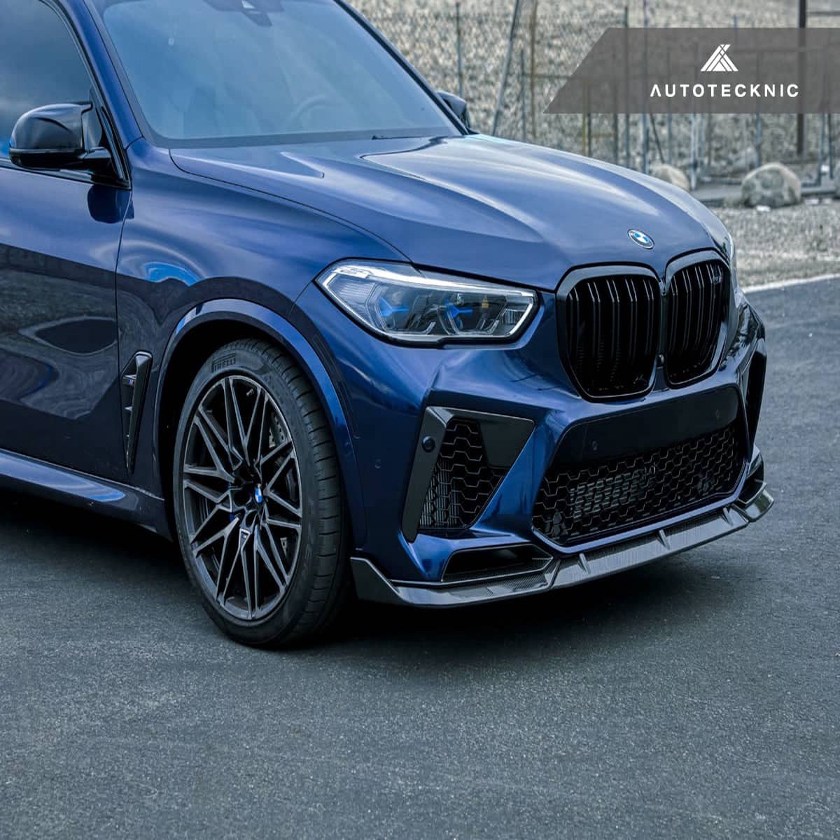 AutoTecknic Performance Dry Carbon Front Lip Set - F95 M