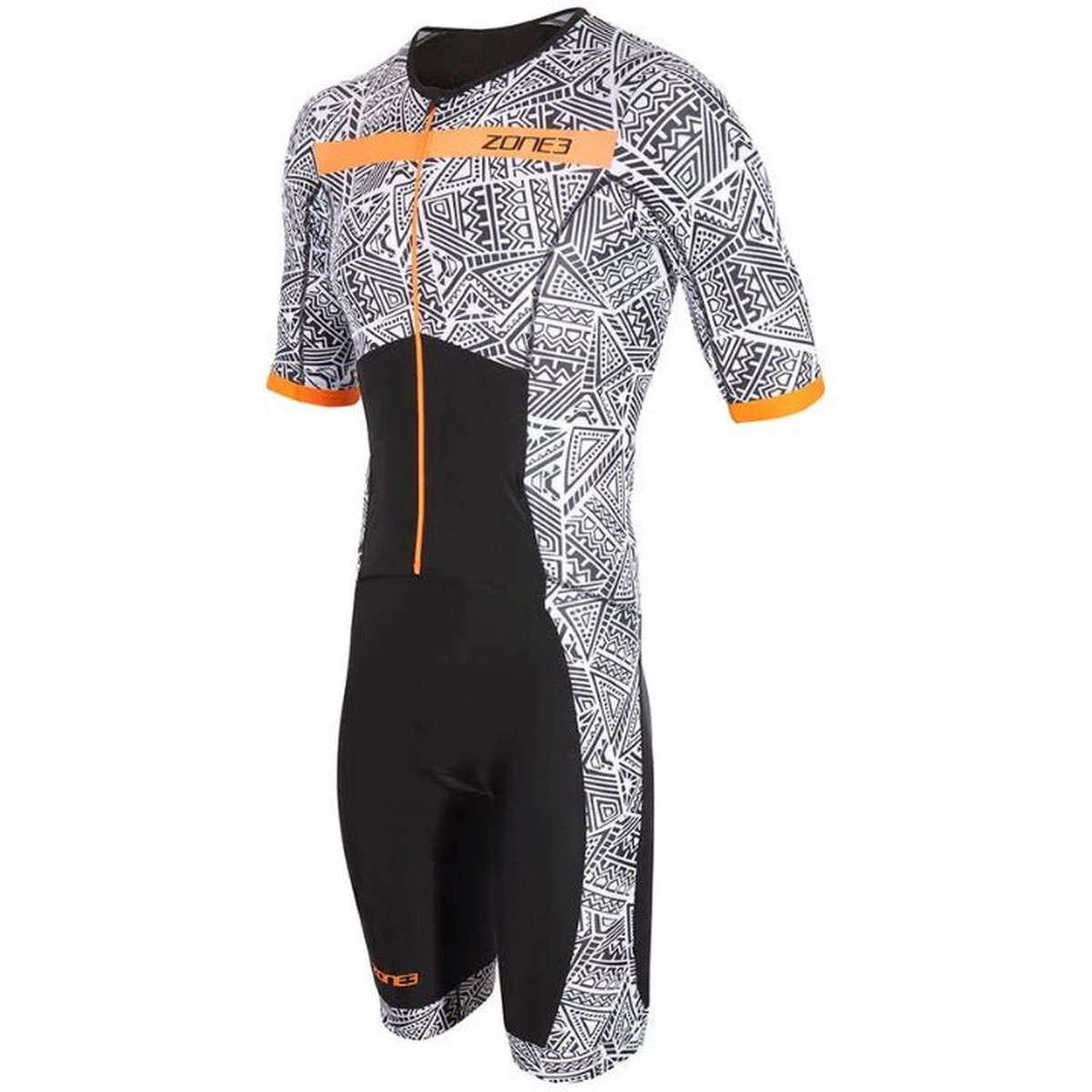 Zone3 Kona Speed MenS Short Sleeve Full Zip Trisuit L