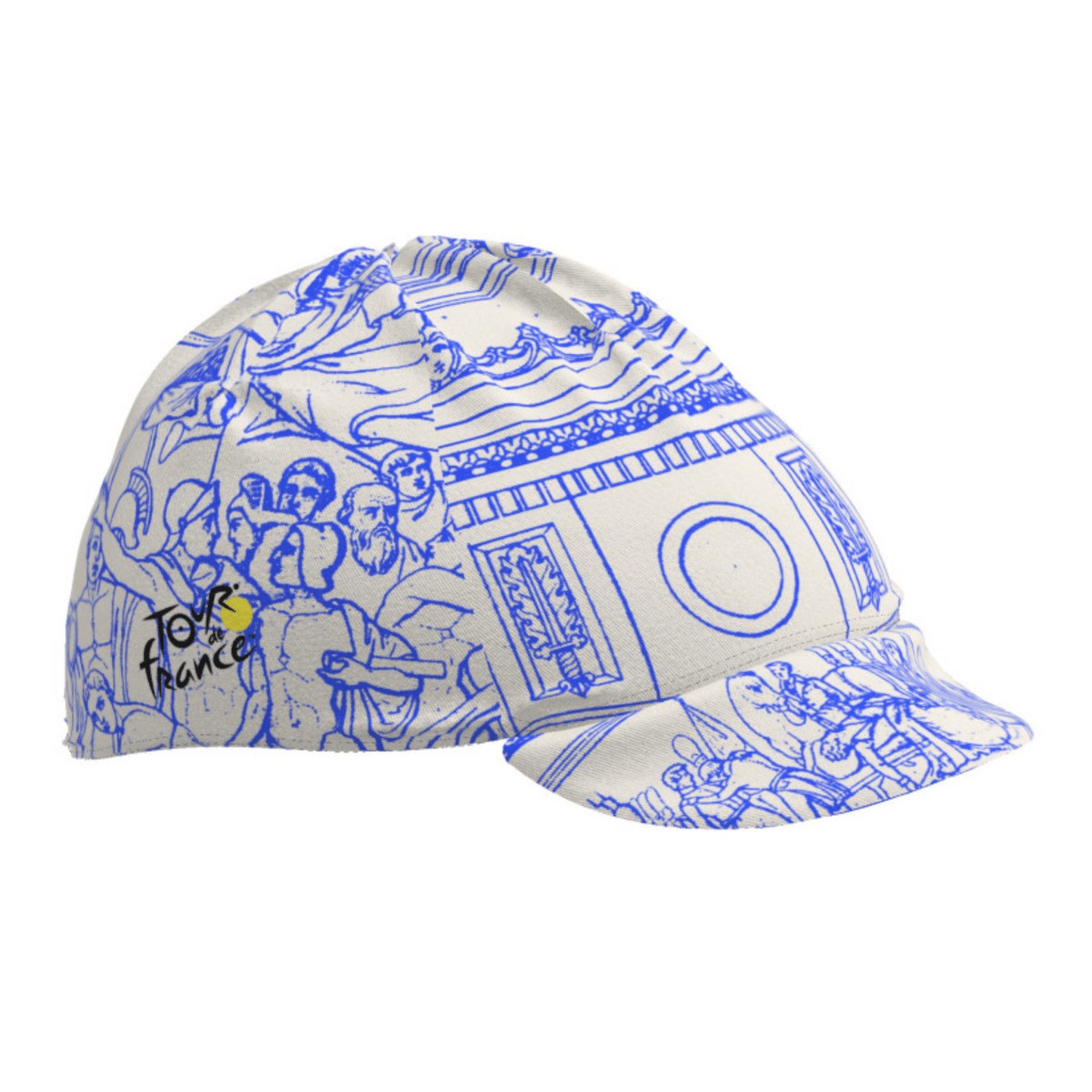 Santini Tdf Arrivee Arc De Triomphe Cycling Cap Print