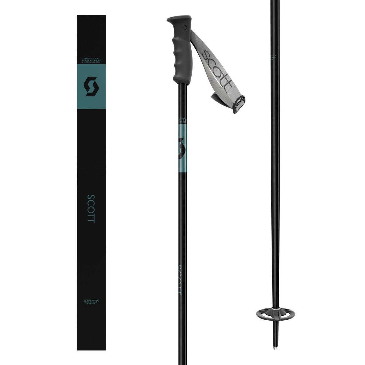WomenS Kira Ski Poles - Black Pearl Black115