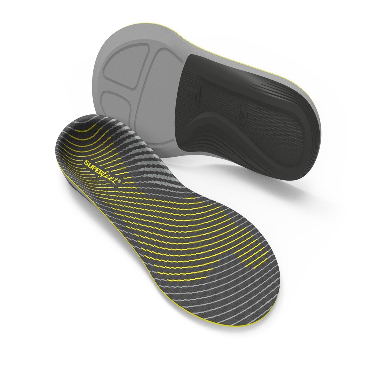 Active Support Low Arch Insoles - Black BlackBUk2-35