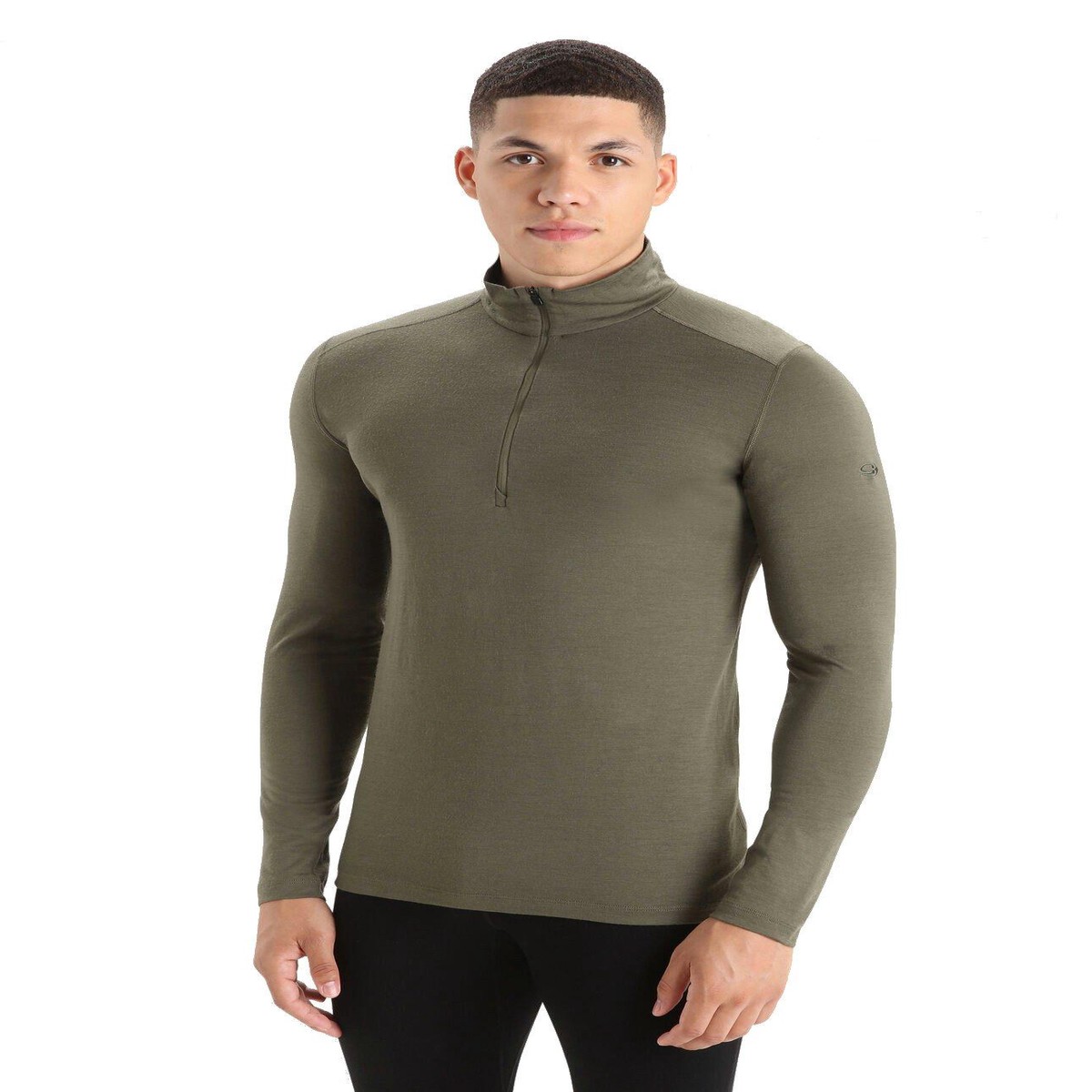 MenS 200 Oasis Long Sleeve Half Zip - Green GreenXl
