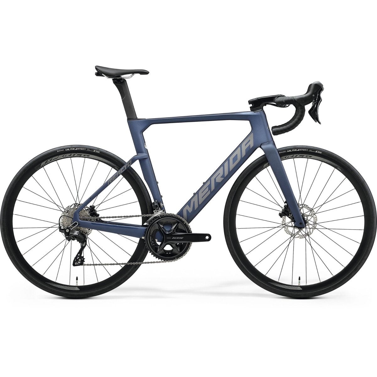 Merida Reacto 4000 2025 Aero Road Bicycle MattMountainBlueblackXl