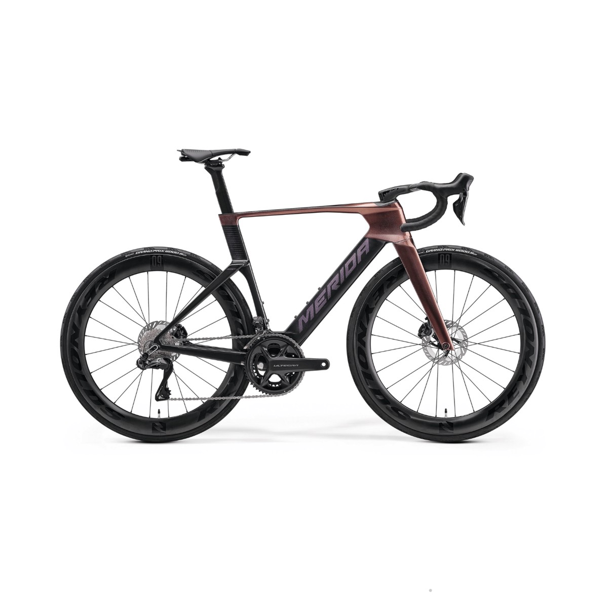 Merida Reacto 8000 2027 Aero Road Bicycle SlateGreyblackGreyL