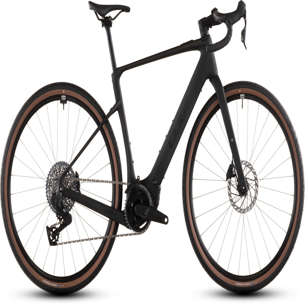 Nuroad Hybrid C62 Exc 400X Gravel E-Bike - Black BlackXs
