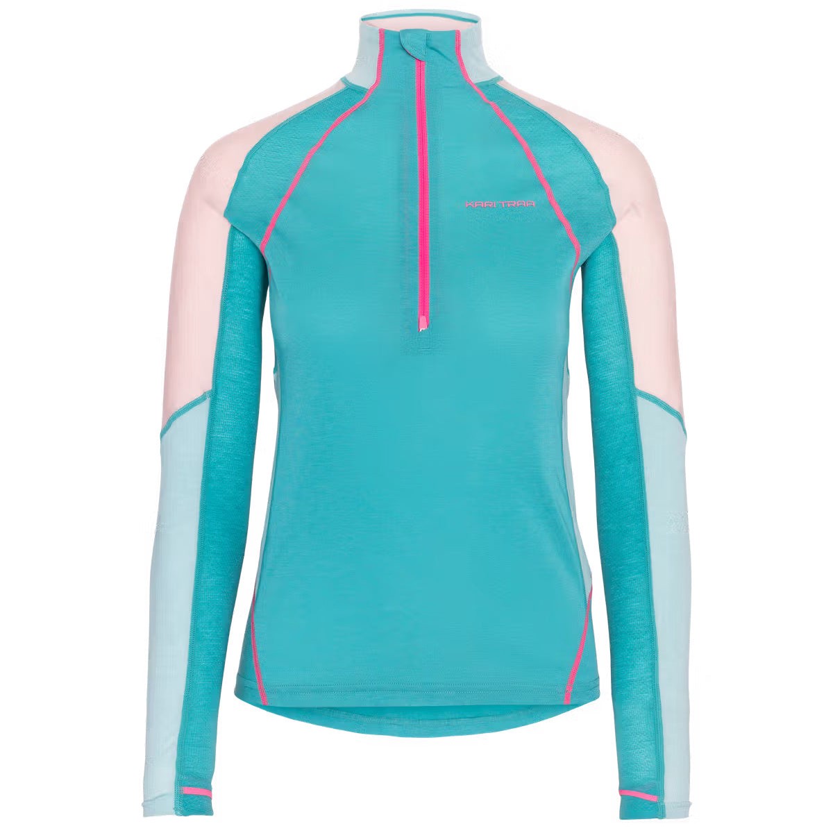 WomenS Alma 12 Zip Base Layer Top - Blue BlueS