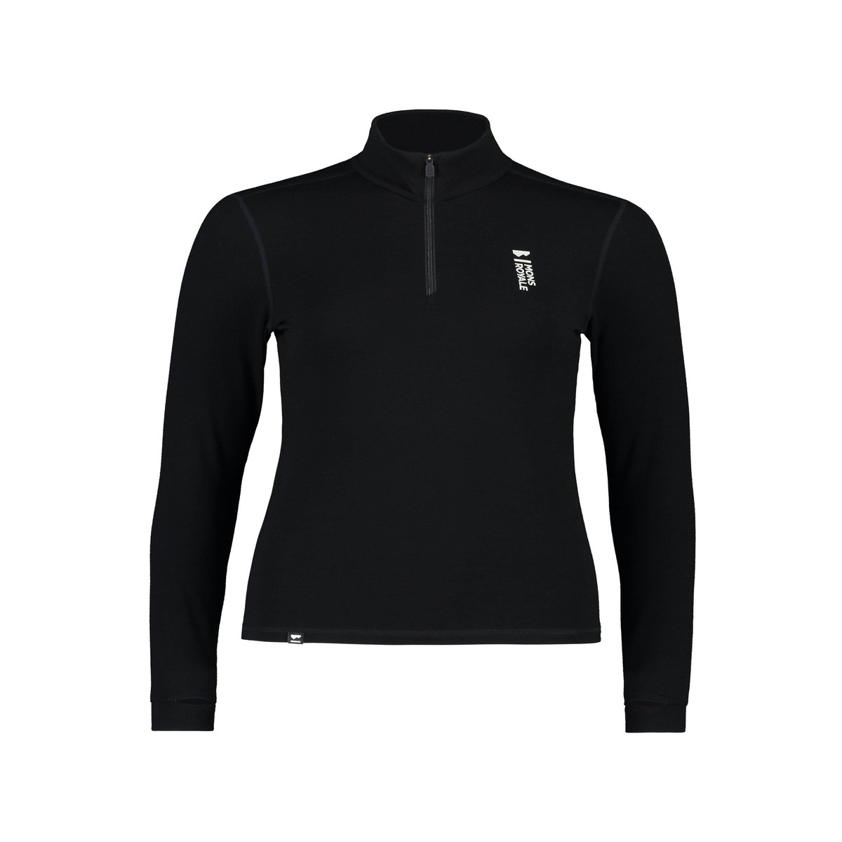 WomenS Cascade 200 14 Zip Base Layer - Black BlackS