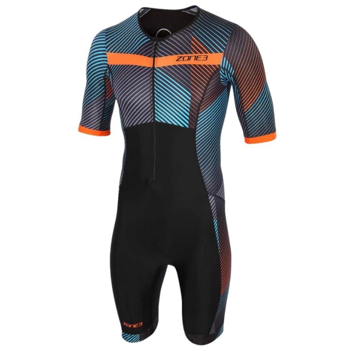Zone3 Activate MenS Short Sleeve Trisuit Revolution-BlackgreenM