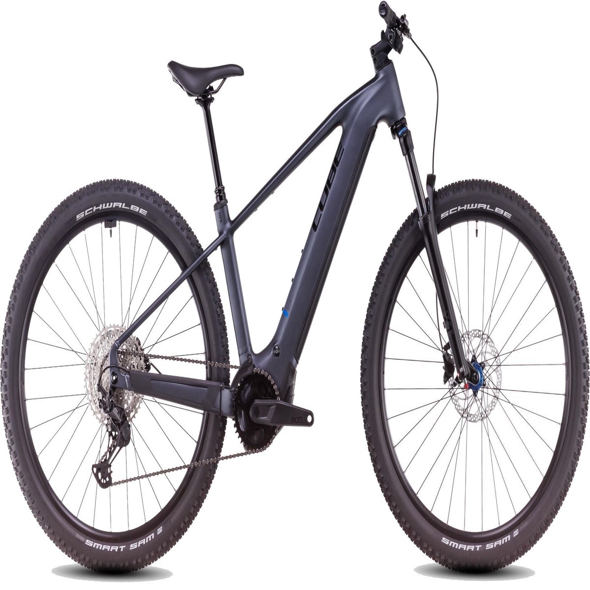 Reaction Hybrid Pro 600 Mountain E-Bike - Grey Black GreyS