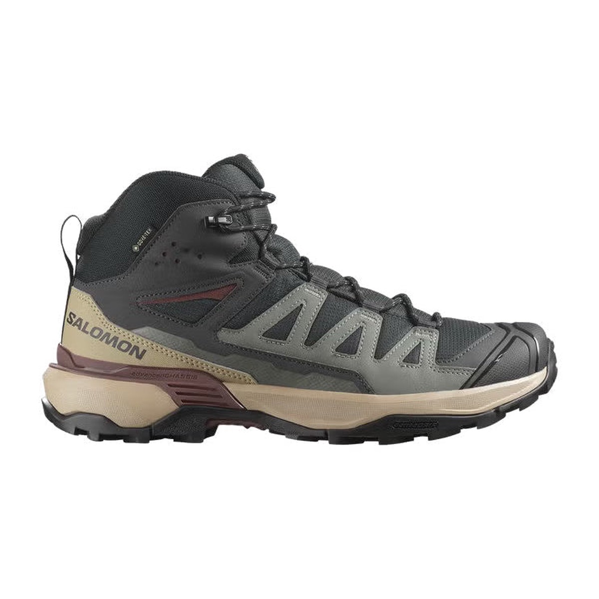 MenS X Ultra 360 Mid Gore-Tex Hiking Boots - Grey BlackUk8Eu42