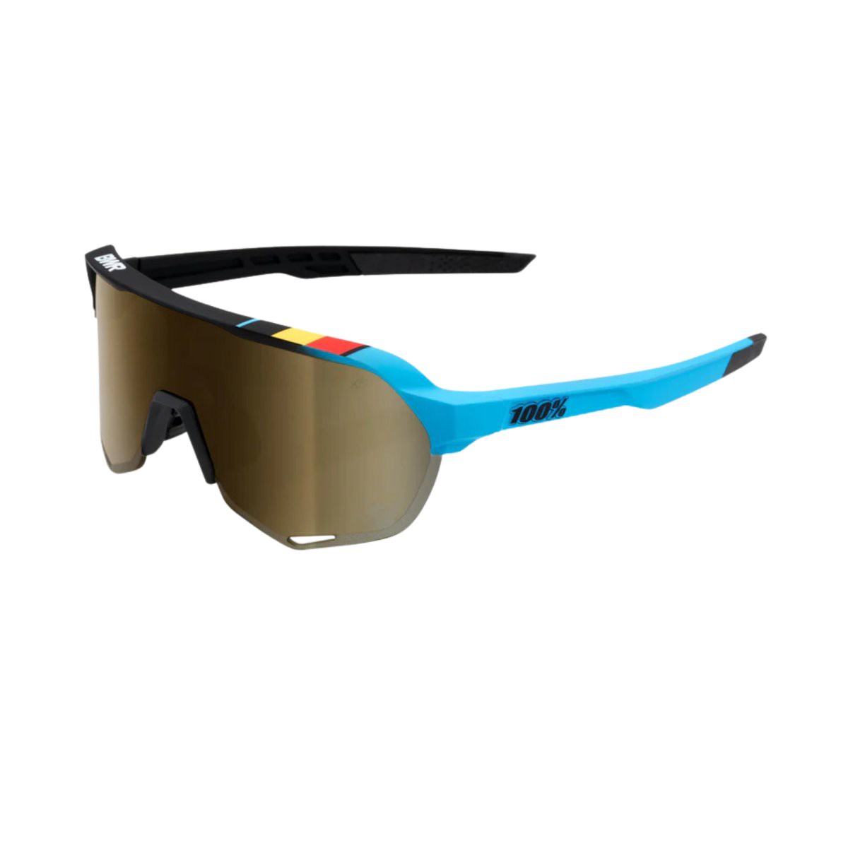 100 S2 Sport Sunglasses MatteTranslucentBrownFadehiperSilverMirror