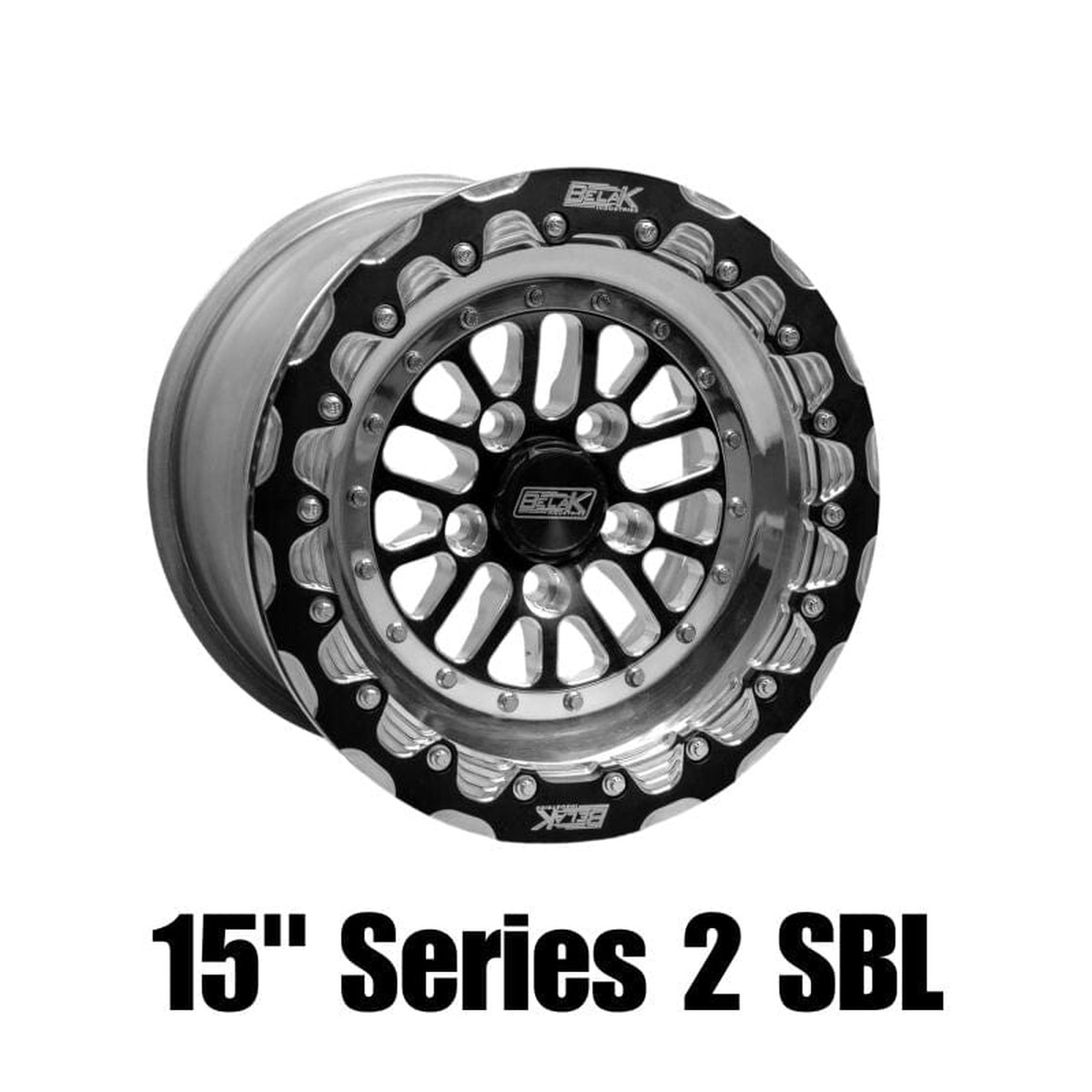 Belak 15x10 7in BS 5x475 BP High Pad Series 2 Wheel - Single Beadlock Billet