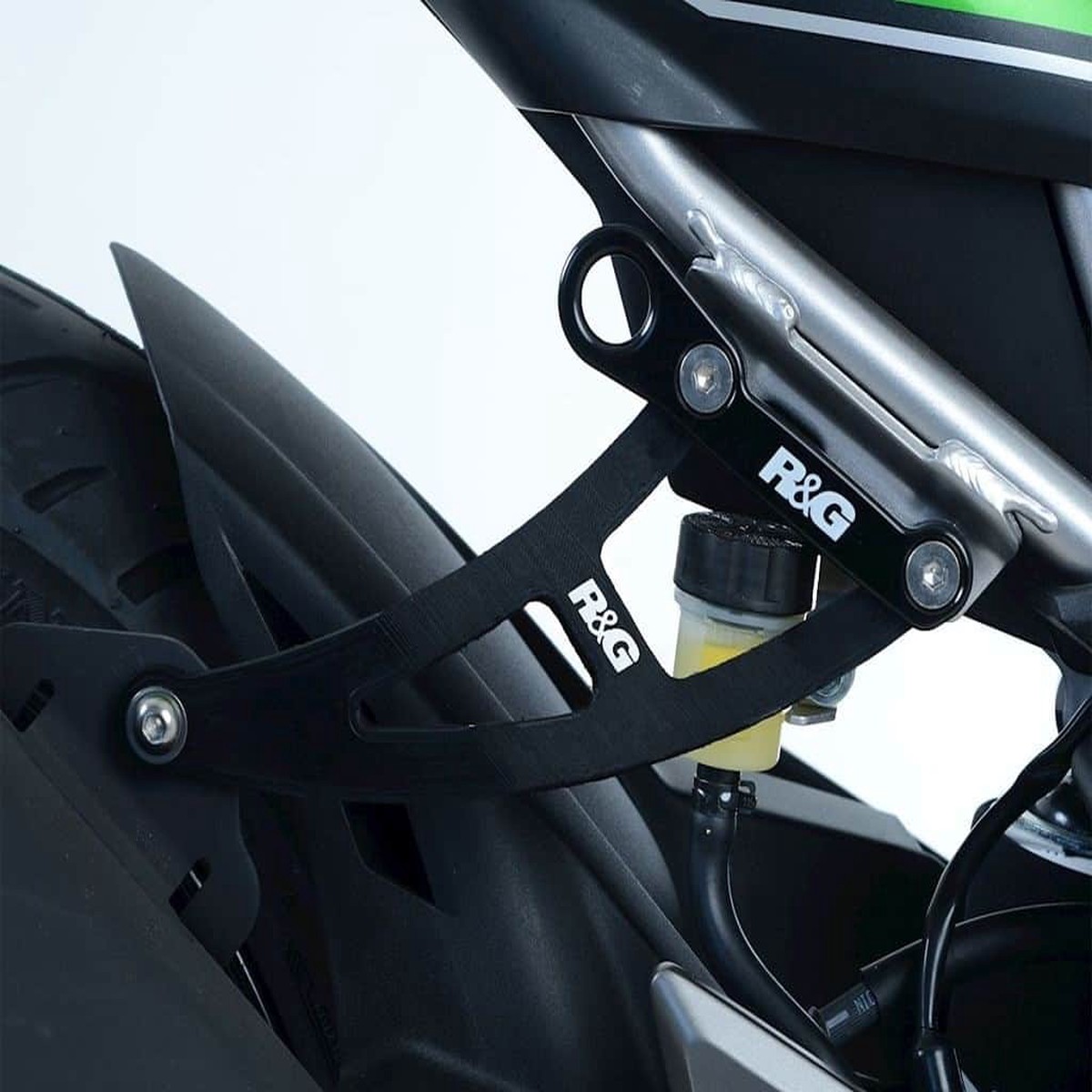 RampG Racing Exhaust Hanger amp Footrest Blanking Plate for Kawasaki Ninja 125 821719