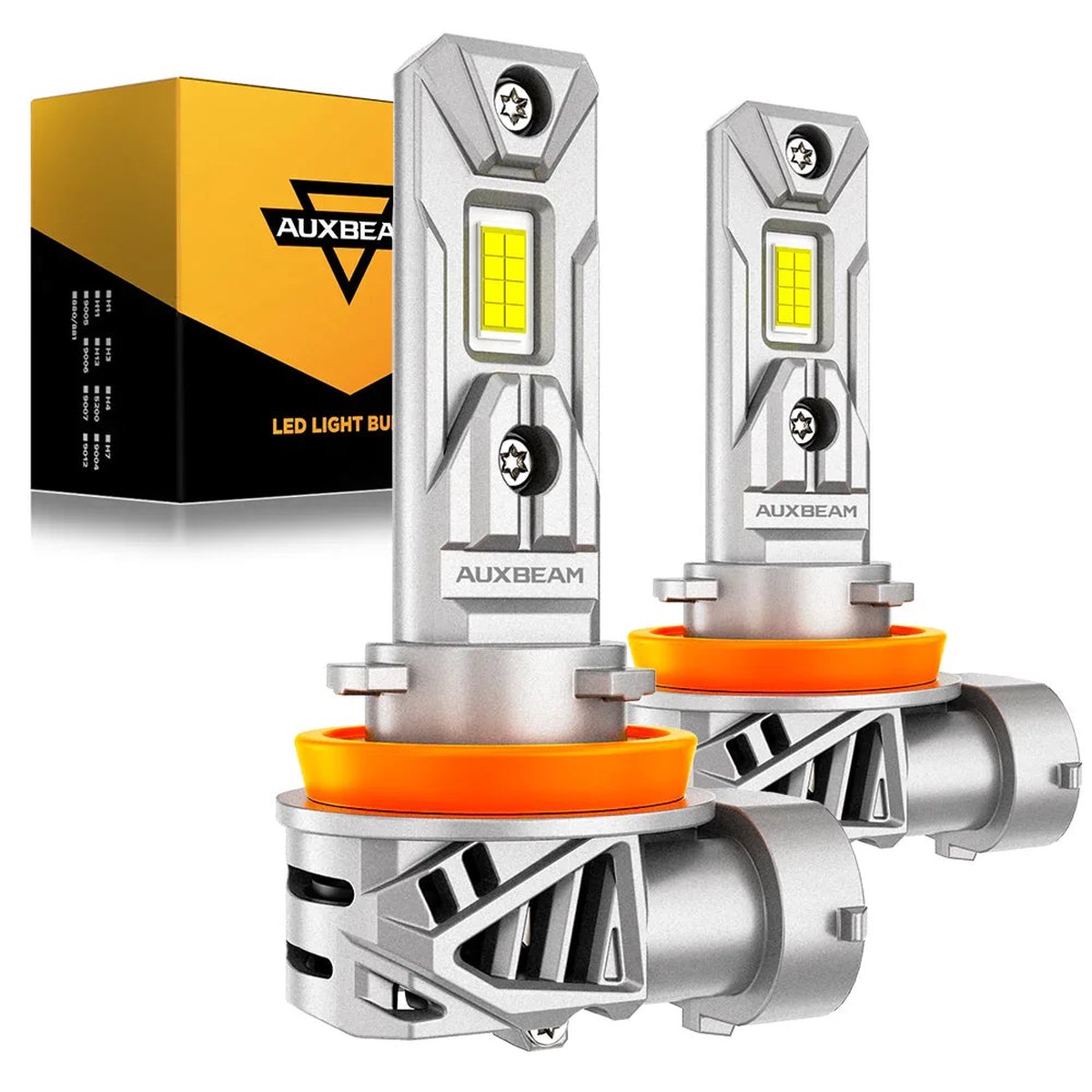 11 Size Plug-n-Play Q26 Series 20000LM 70W LED Headlight Bulbs 6500K Cool White