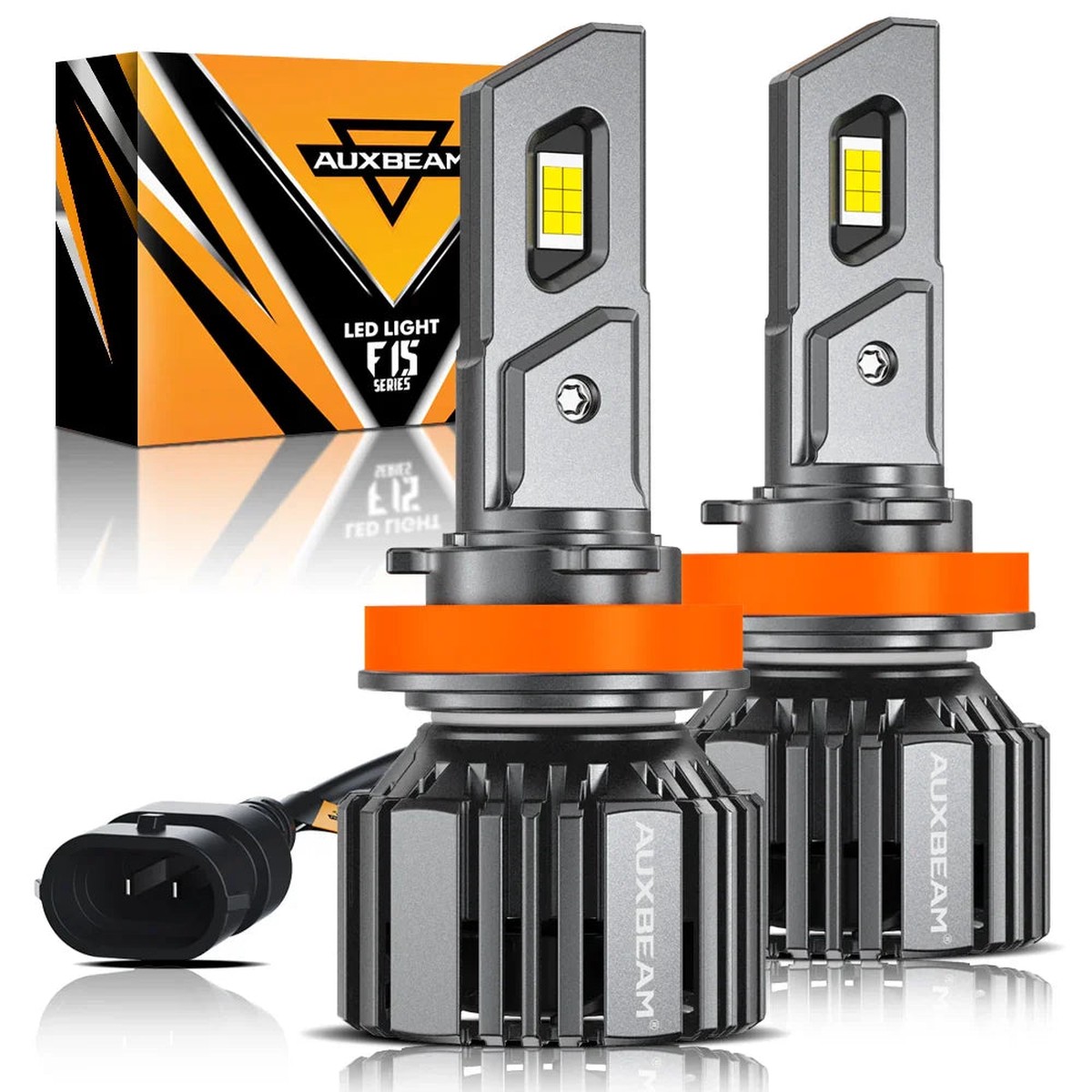 20 Smaller Size F15 Series 20000LM 90W LED Headlight Bulbs 6500K Cool White