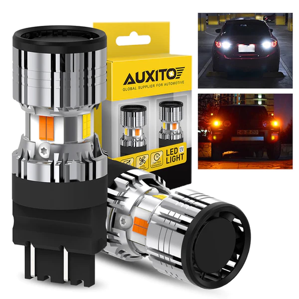 2000-2009 Toyota Camry Front Turn Signal Light 3157 LED Bulb CANbusErrorfree