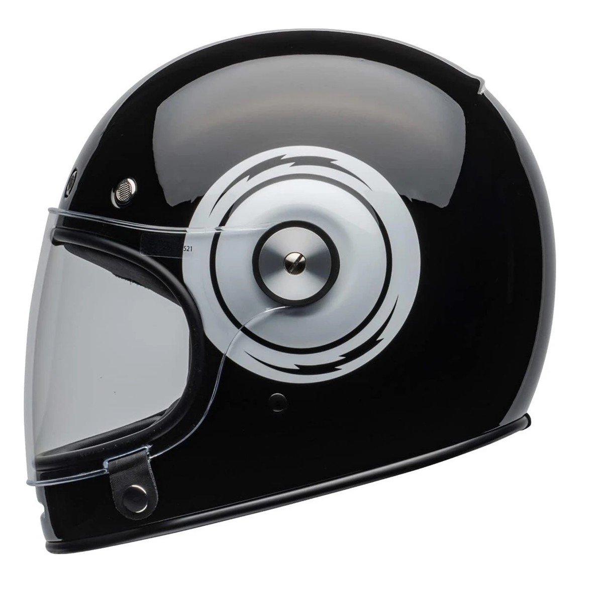 HELMET BULLITT BOLT BLACK WHITE