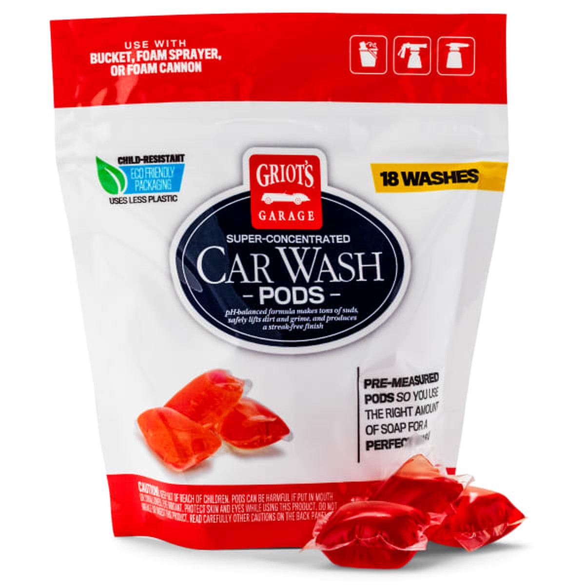 Griots Garage Concentrated Car Wash Pods - 18ct