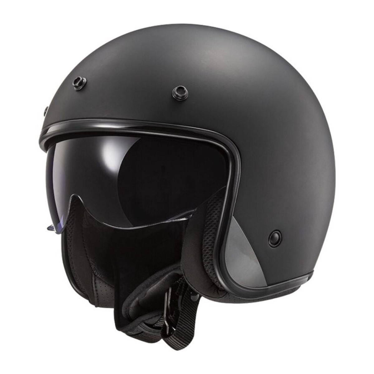 HELMET BOB 2 SOLID BLACK MATT OF601