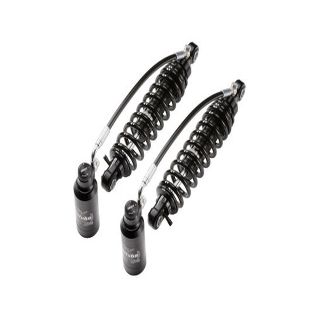 13in Bitubo WMM Twin Remote Rear Shock Set Black - Harley-Davidson Baggers Tour-Pak Equipped (See Fitment List)