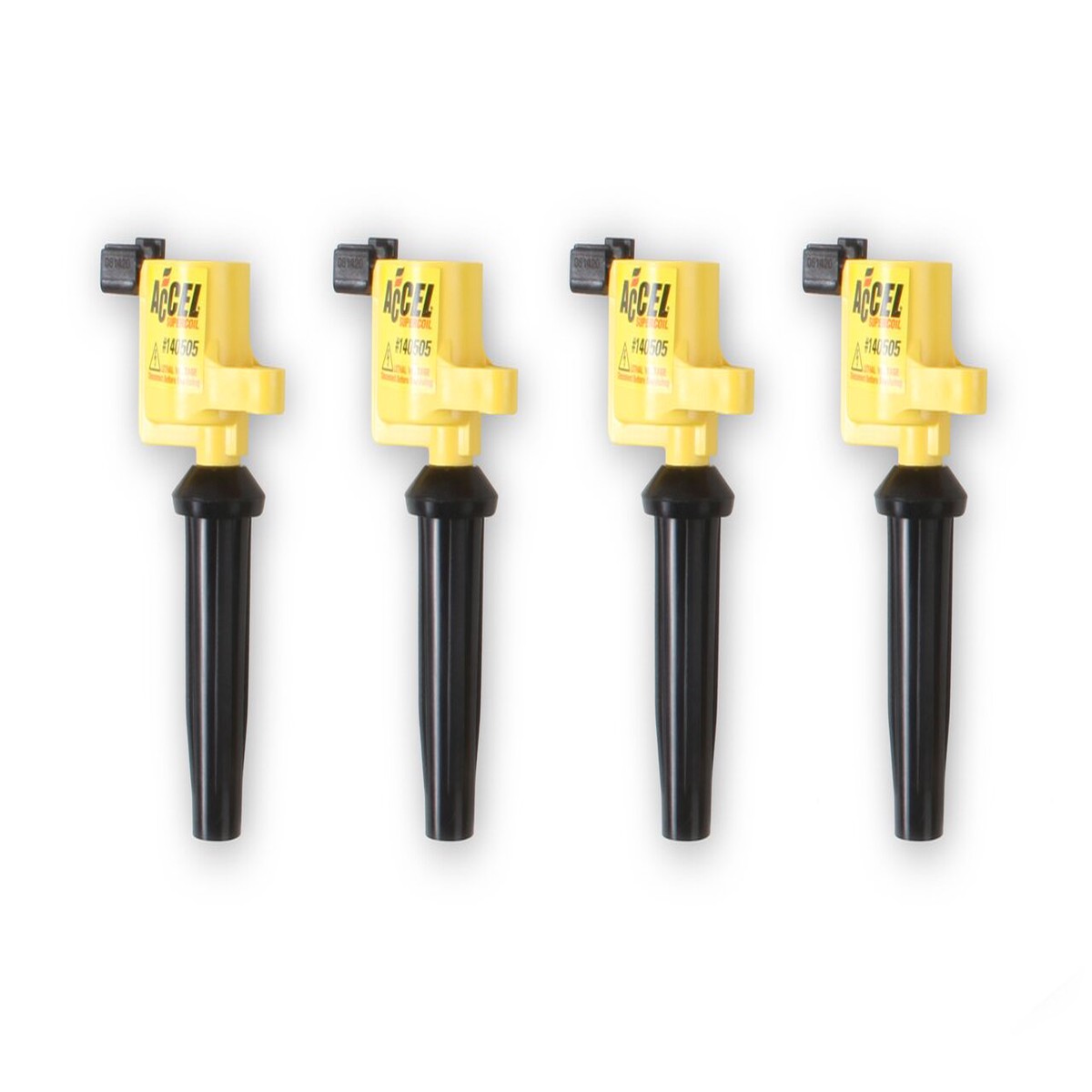 ACCEL FocusEscape 23L Supercoil Ignition Coil Set - Yellow (2003-2008)