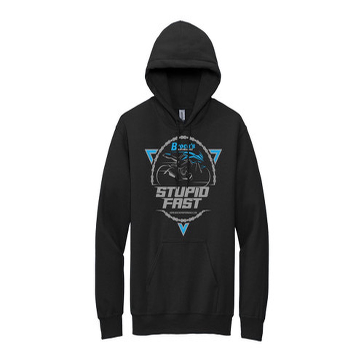 5XL Brocks Hooded Sweatshirt w Bike Logo