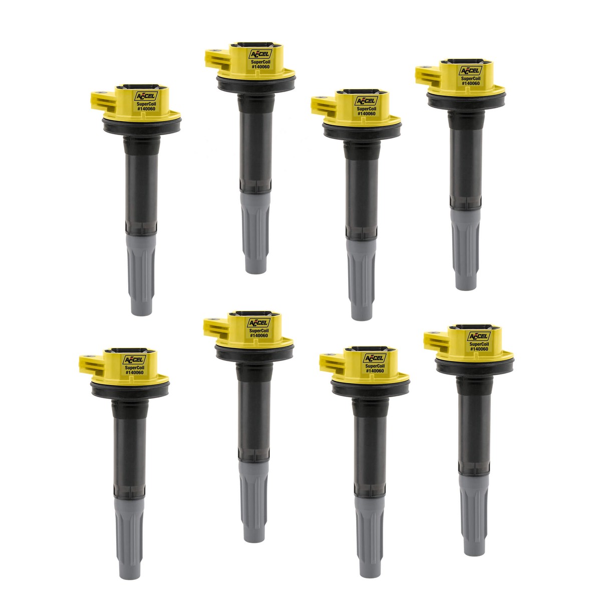 Accel Mustang Coyote Super Coil Packs - Yellow (2011-Early 2016 GT BOSS 302)