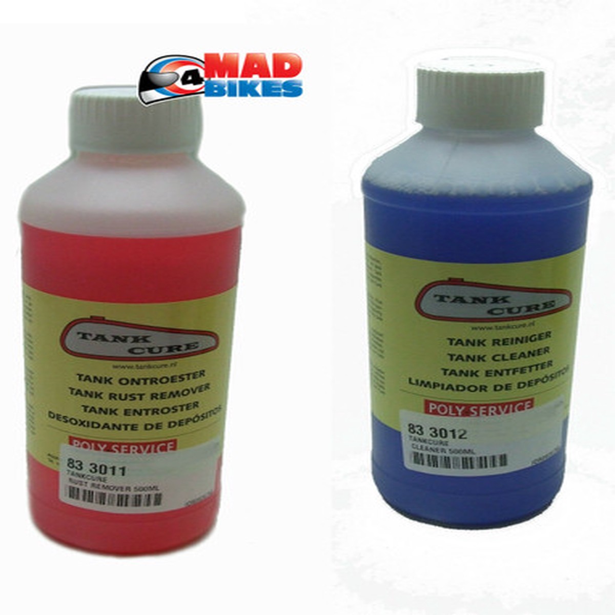 Tank Cure Fuel Petrol Tank Rust Remover Cleaner Kit