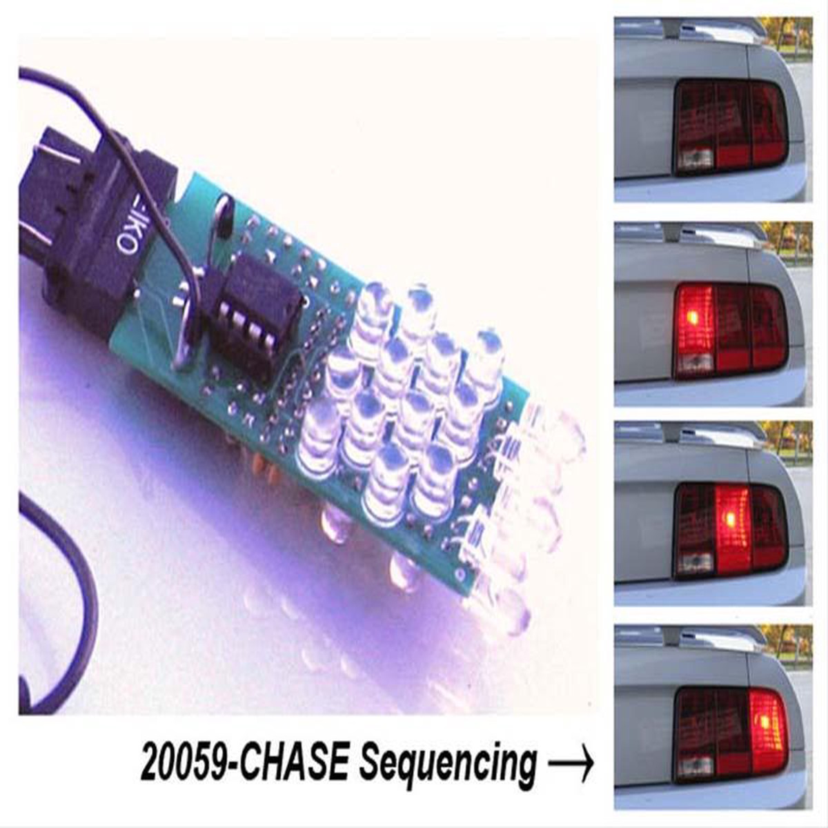 Drake Mustang LED Sequential Tail Light Kit - Standard (2005-2009)