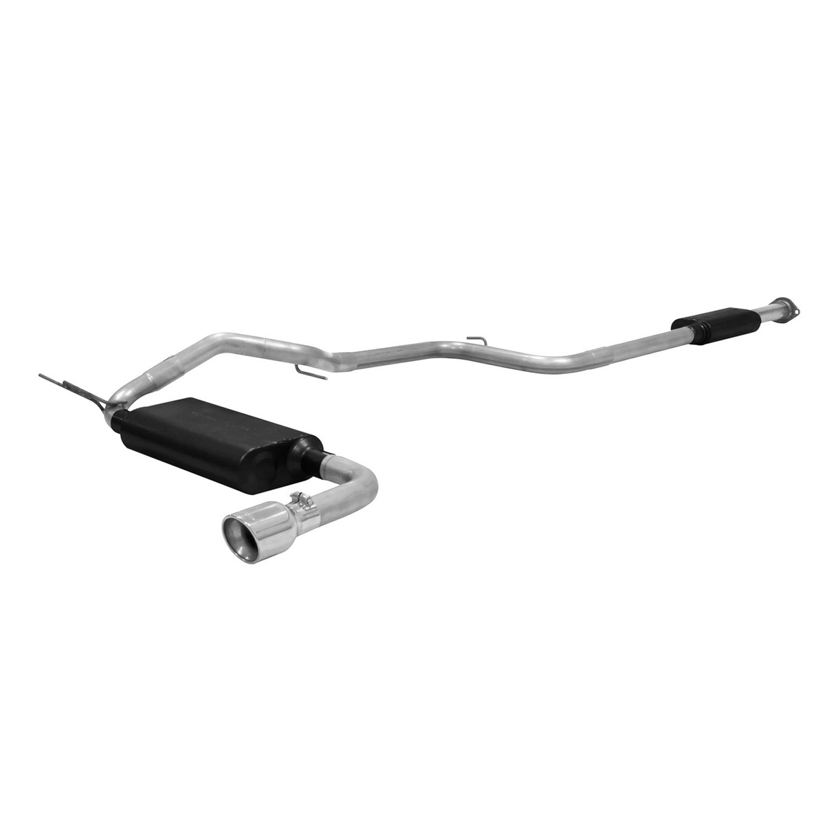 Flowmaster Focus 20L Hatchback Force II Cat-Back Exhaust System - Polished Tip (2012-2018)