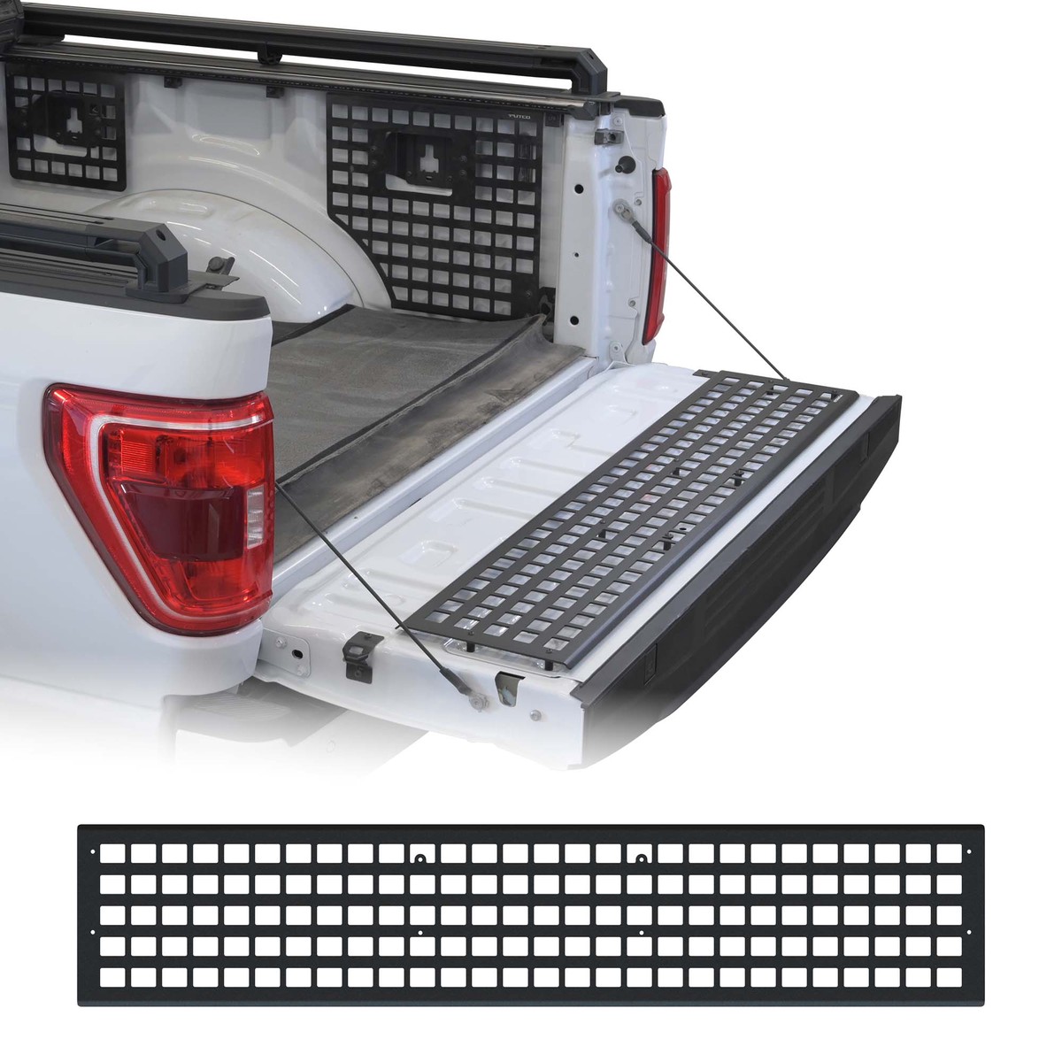 Putco F-150 Tailgate Molle Panel - wo Tailgate Work Surface (2015-2026)