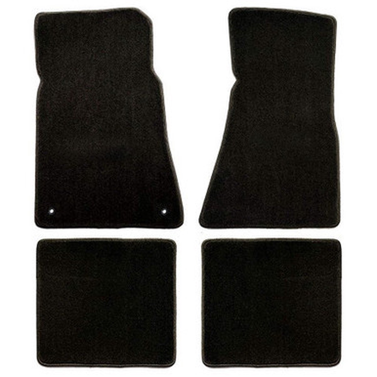 ACC Mats Mustang Black Cutpile Floor Mats (1979-1993)