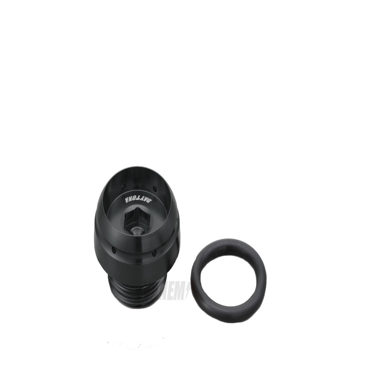 CNC MACHINED ALLOY OIL FILLER CAP M20XP25 ANO BLACK 98404