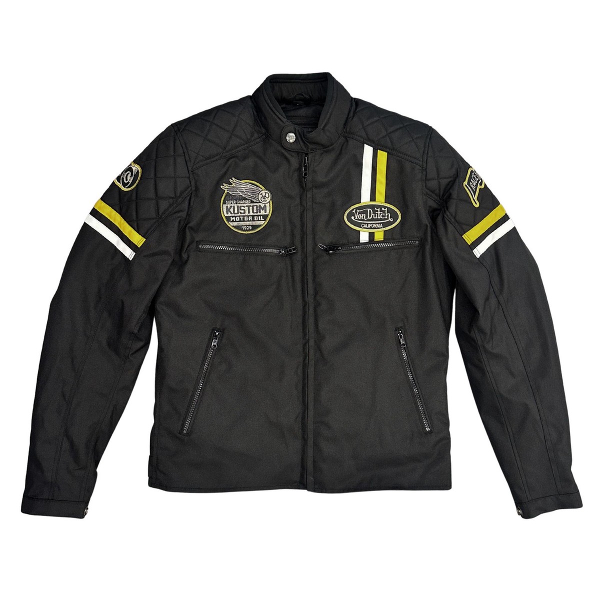 VD RACE NOW JACKET BLACK YELLOW