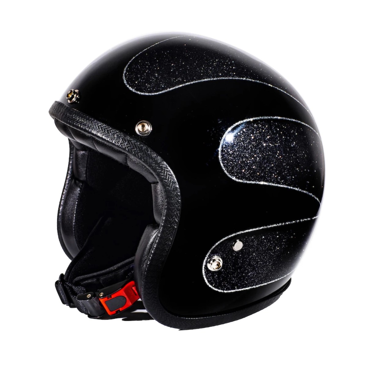 HELMET BLACK SCALLOPS