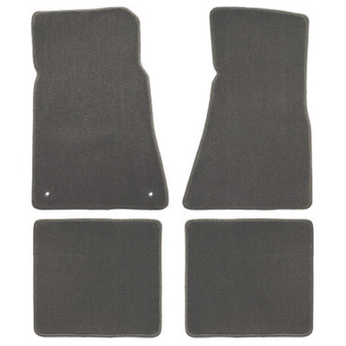 ACC Mats Mustang Dark Gray Cutpile Floor Mats (1979-1993)