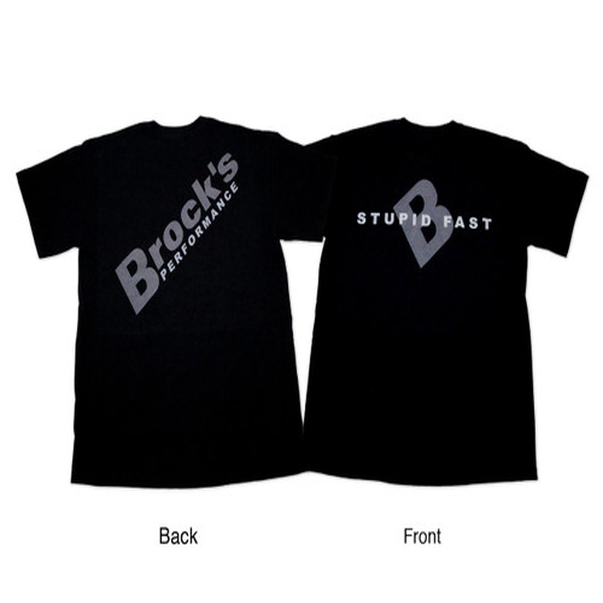 Small Brocks Shirt Black w Gray Logo