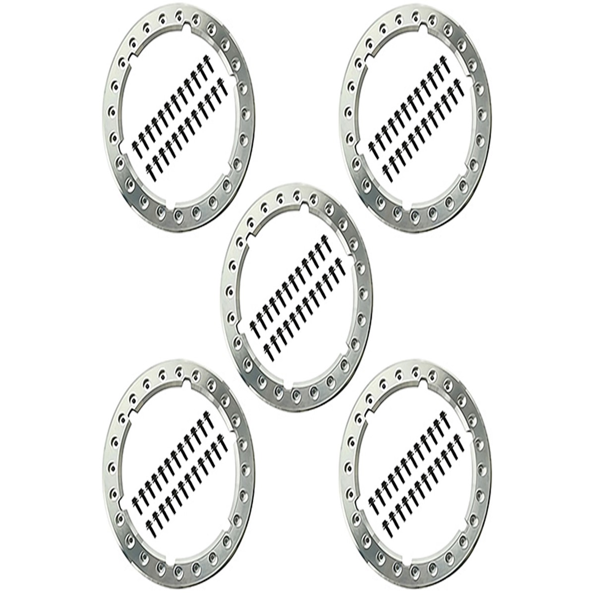 Ford Racing BroncoRaptor 5pc Functional Bead-Lock Ring Kit (2017-2022)