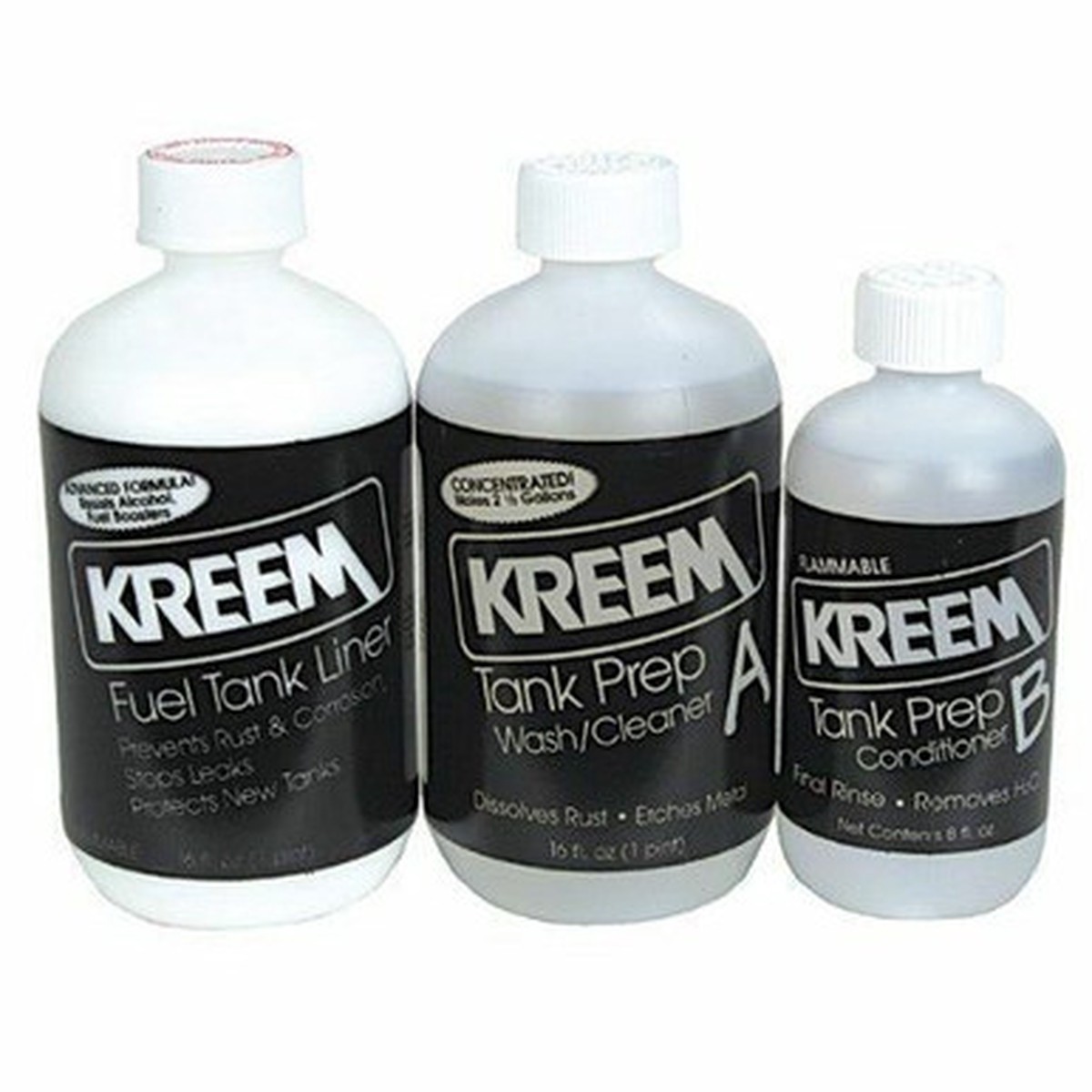 Petrol Fuel Tank Sealer Repair 3 Part Kit Classic Motorcycle Car Etc By Kreem