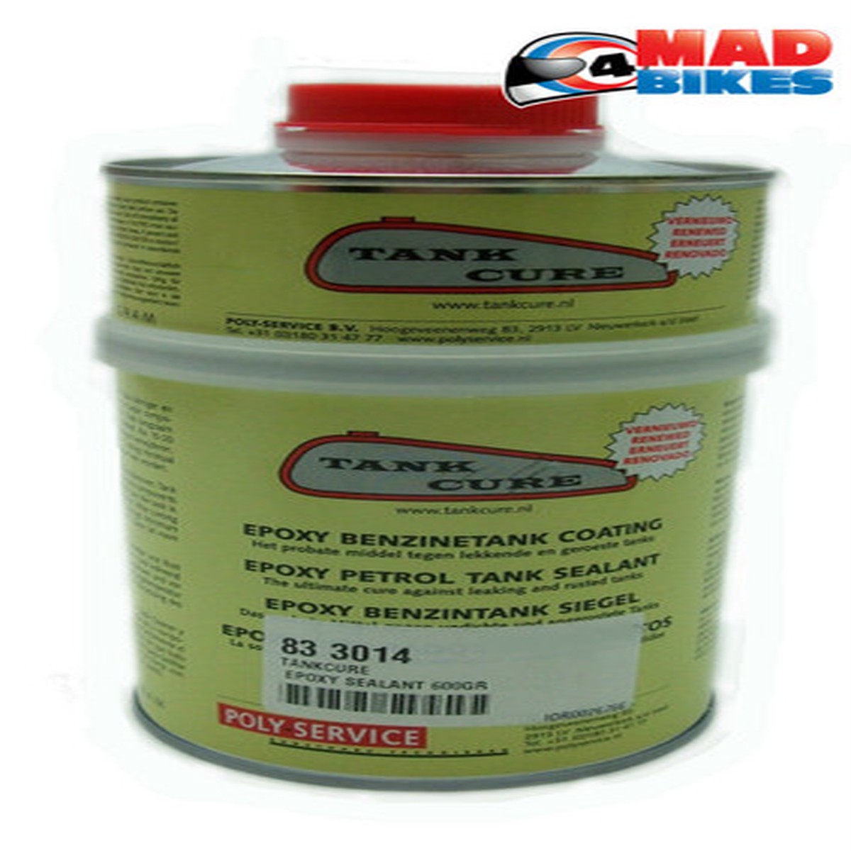 Tank Cure Motorcycle Fuel Petrol Tank Repair Epoxy Sealant 600g
