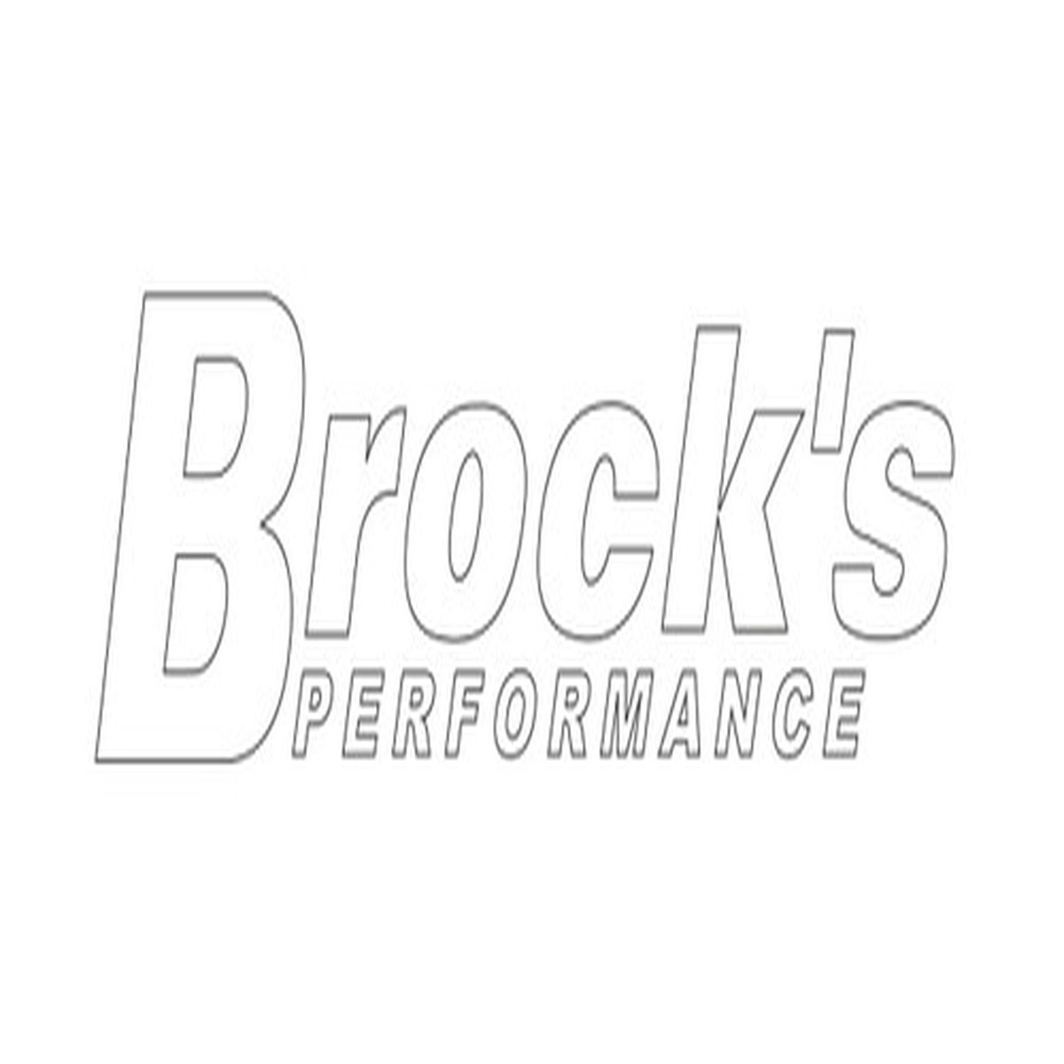 6 x 24 Brocks Decal Intermediate White