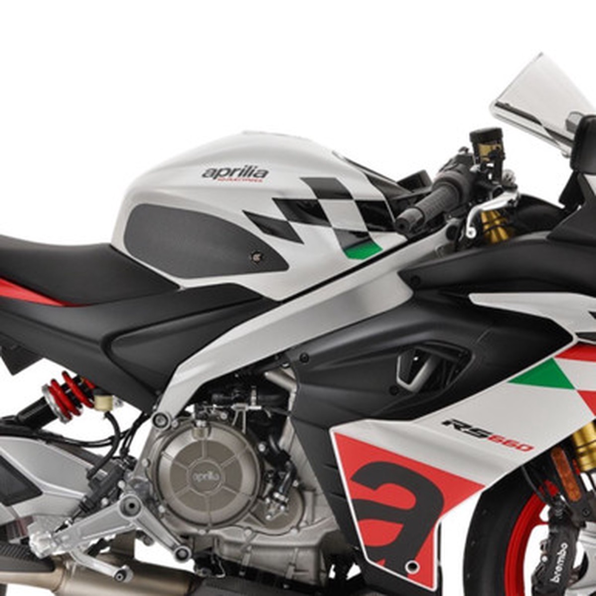 Aprilia RS660 Tuono 660 Eazi-Grip Streamline Tank Grip Traction Pads Black