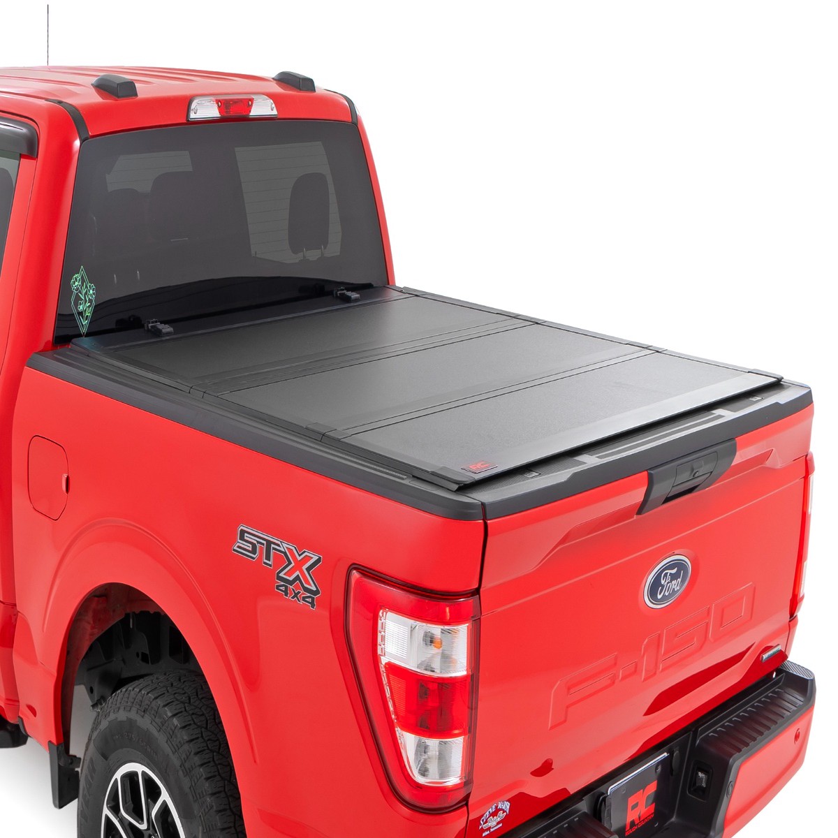 Rough Country F-150 Hard Tri-Fold Flip Up Bed Cover (2015-2020)