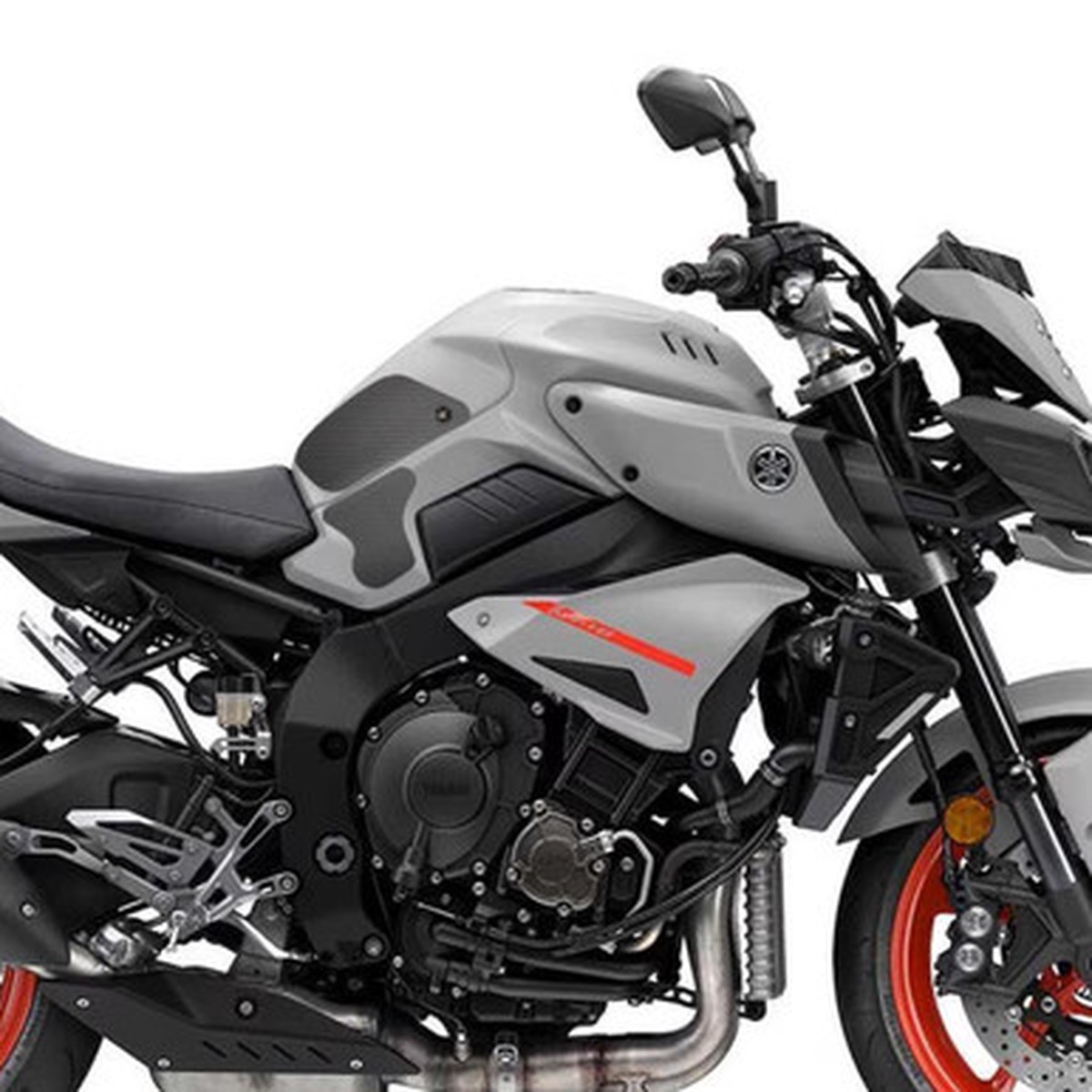 Yamaha MT-10 2016-2021 Eazi-Grip Streamline Tank Grip Traction Pads Black