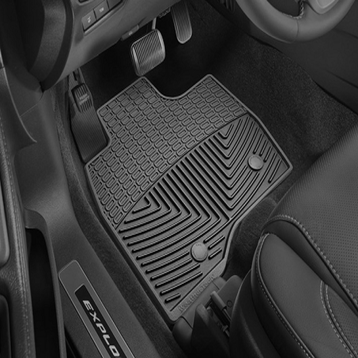 WeatherTech Explorer Front Rubber Mats - Black (2017-2019)