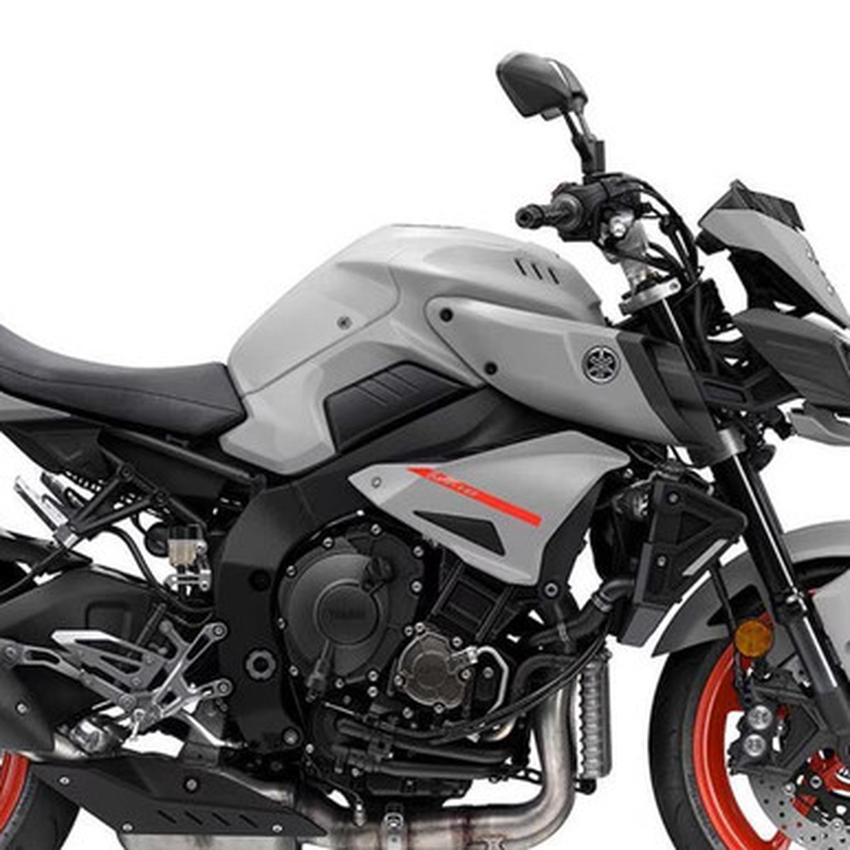 Yamaha MT-10 2016-2021 Eazi-Grip Streamline Tank Grip Traction Pads Clear