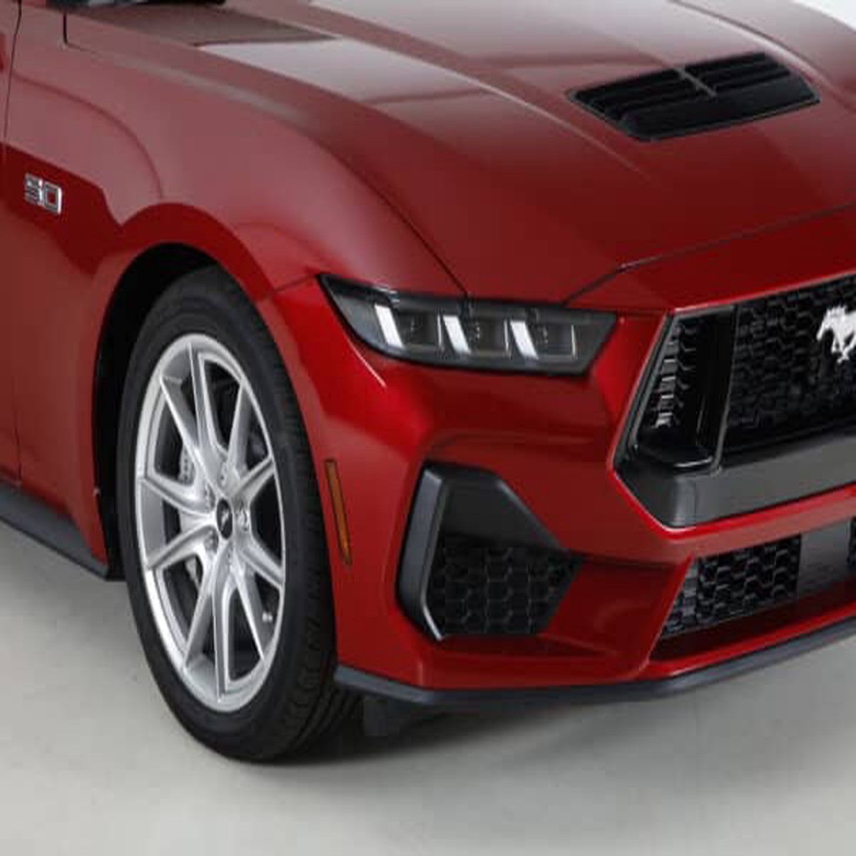 GTS Mustang Headlight Covers - Clear (2024-2026)