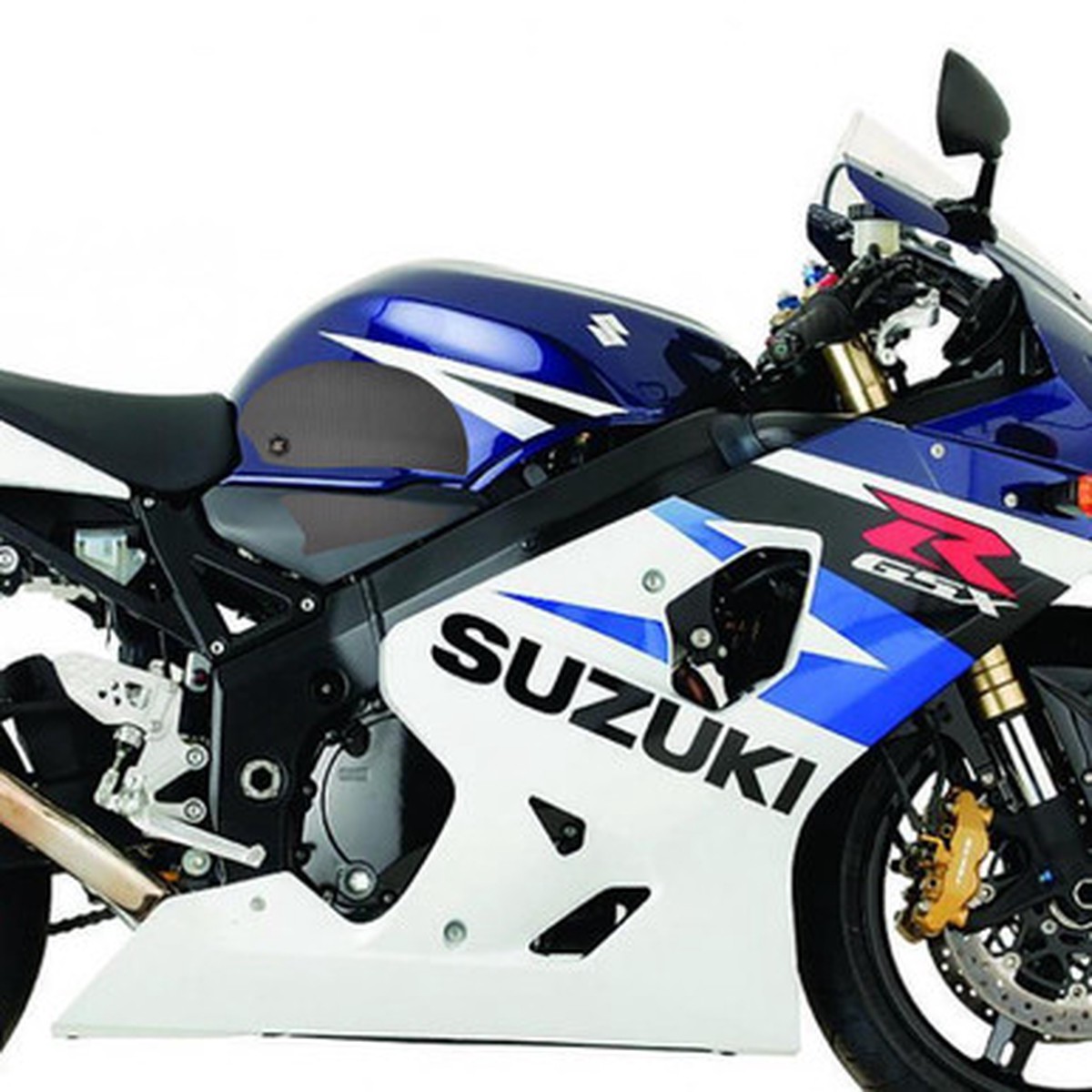 Suzuki GSXR600 GSXR750 04-05 Eazi-Grip Streamline Tank Grip Traction Pads Black