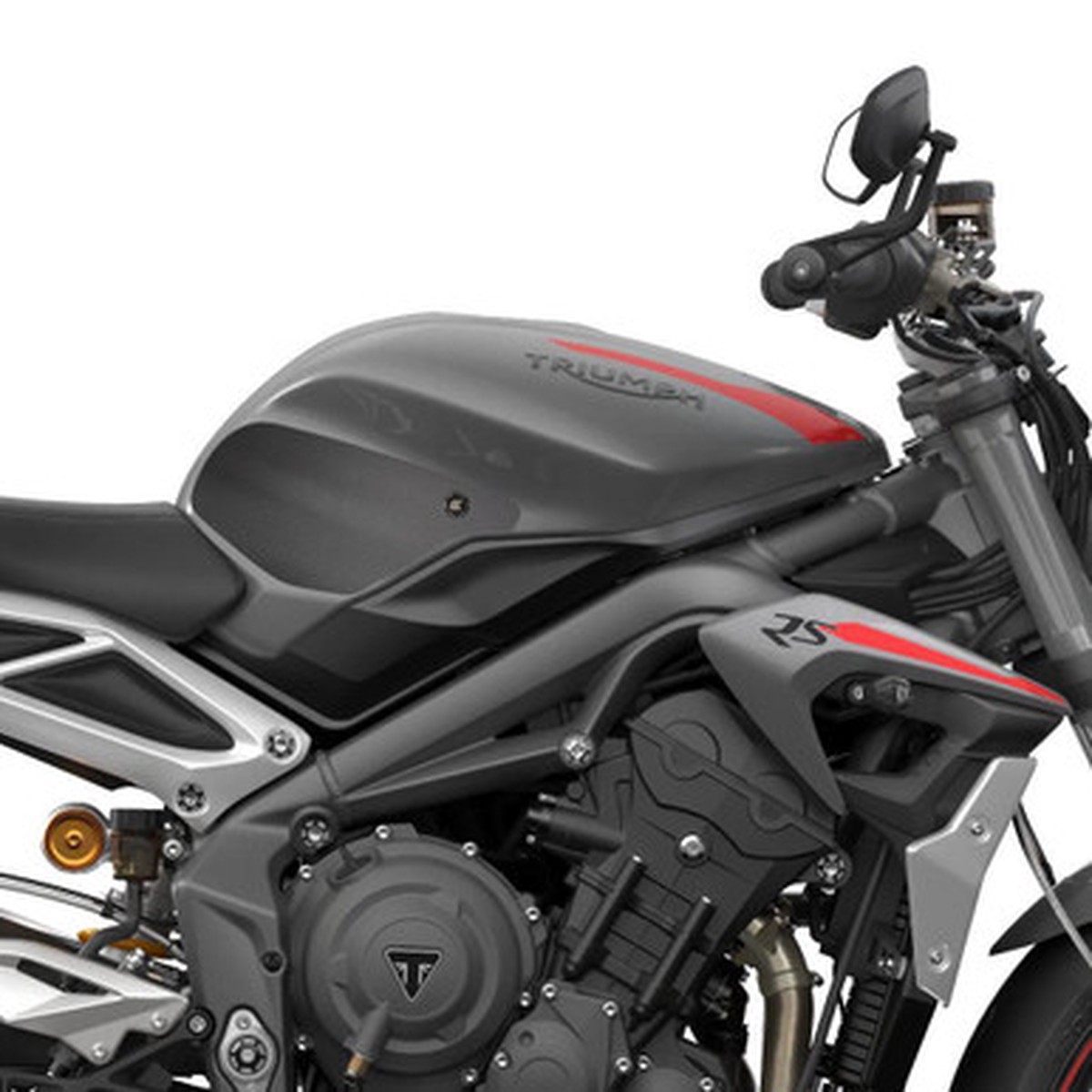 Triumph 675 765 Street Triple 13-21 Eazi-Grip Streamline Tank Grip Pads Black