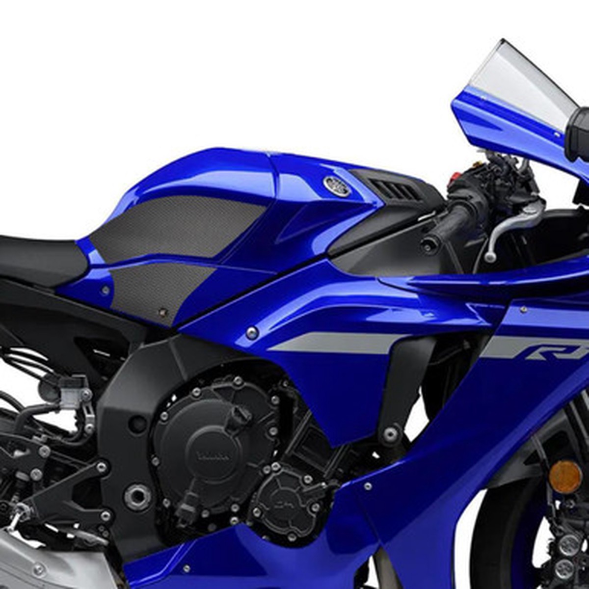 Yamaha YZF-R1R1M 2020 On Eazi-Grip Streamline Tank Grip Traction Pads Black